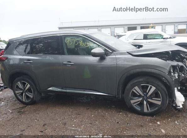 5N1BT3CB1PC798480 2023 NISSAN ROGUE Gray Widok wnętrza z tyłu