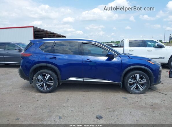 5N1BT3CBXPC819116 2023 NISSAN ROGUE Blue Widok wnętrza z tyłu