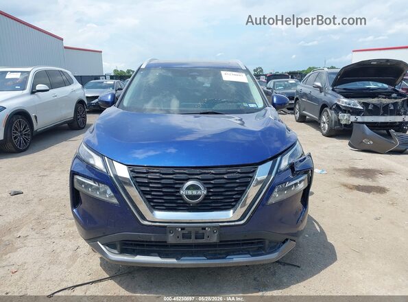 5N1BT3CBXPC819116 2023 NISSAN ROGUE Blue Widok zestawu wskaźników
