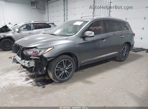 5N1DL0MM0JC507532 2018 INFINITI QX60 Серый Передняя левая четверть