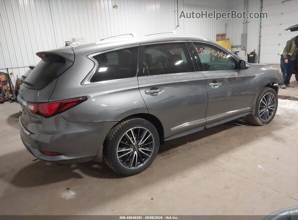 5N1DL0MM0JC507532 2018 INFINITI QX60 Серый Задняя правая четверть