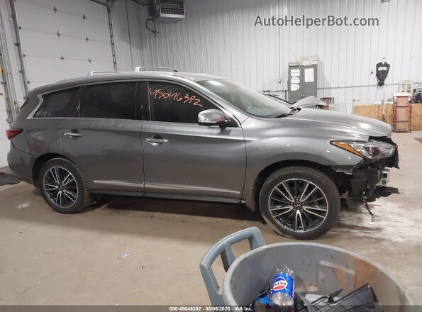 5N1DL0MM0JC507532 2018 INFINITI QX60 Серый Вид задней части салона