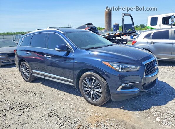 5N1DL0MM0LC505217 2020 INFINITI QX60 Blue Przód prawy