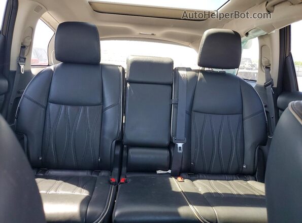 5N1DL0MM0LC505217 2020 INFINITI QX60 Blue Widok tylnych siedzeń
