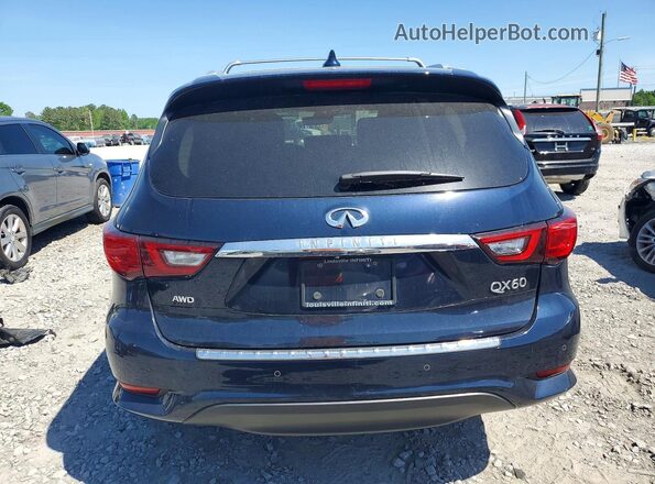 5N1DL0MM0LC505217 2020 INFINITI QX60 Blue Widok z tyłu