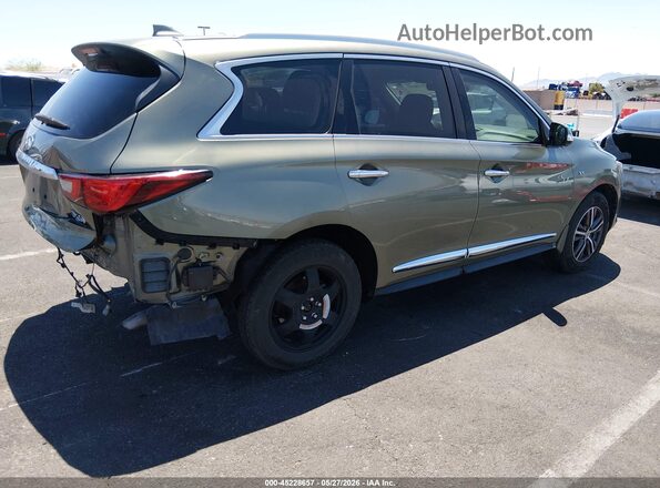 5N1DL0MM1HC524124 2017 INFINITI QX60 Green Հետևի աջ
