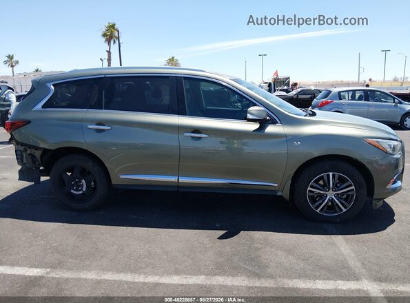 5N1DL0MM1HC524124 2017 INFINITI QX60 Green Սալոնի հետևի տեսք