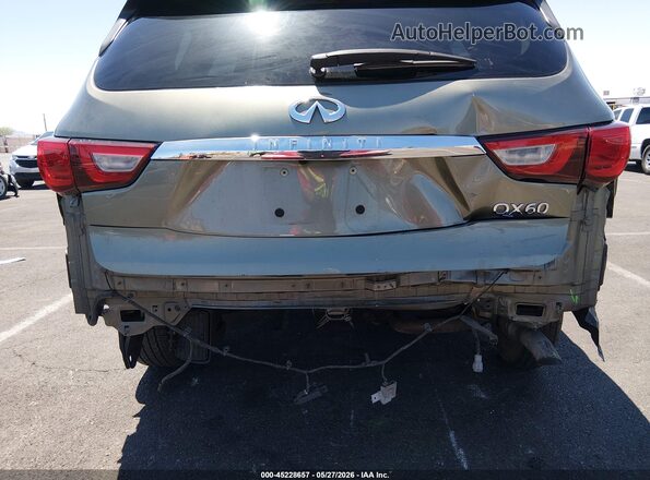 5N1DL0MM1HC524124 2017 INFINITI QX60 Green Դիմացի տեսք