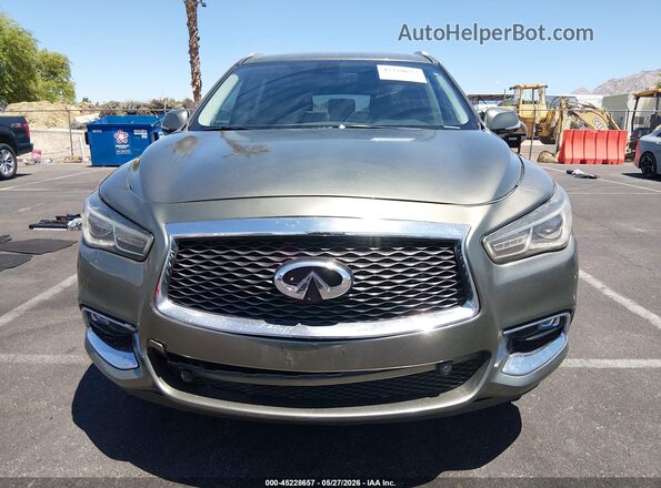 5N1DL0MM1HC524124 2017 INFINITI QX60 Green Սարքավորումների վահանակի տեսք