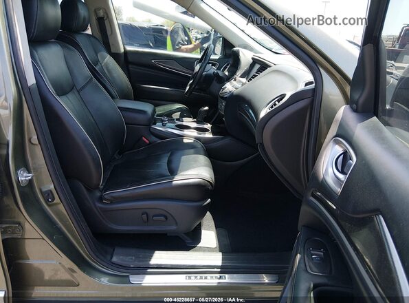 5N1DL0MM1HC524124 2017 INFINITI QX60 Green Սալոնի դիմացի տեսք
