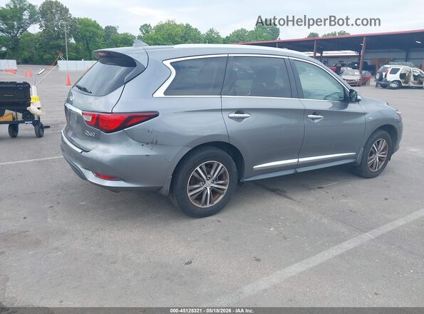 5N1DL0MM1HC558029 2017 INFINITI QX60 Серый Задняя правая четверть