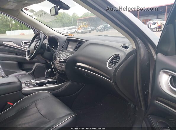 5N1DL0MM1HC558029 2017 INFINITI QX60 Серый Вид салона спереди