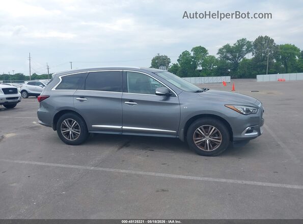 5N1DL0MM1HC558029 2017 INFINITI QX60 Серый Вид задней части салона