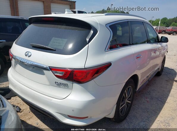 5N1DL0MM2HC521622 2017 INFINITI QX60 White Задня права чверть