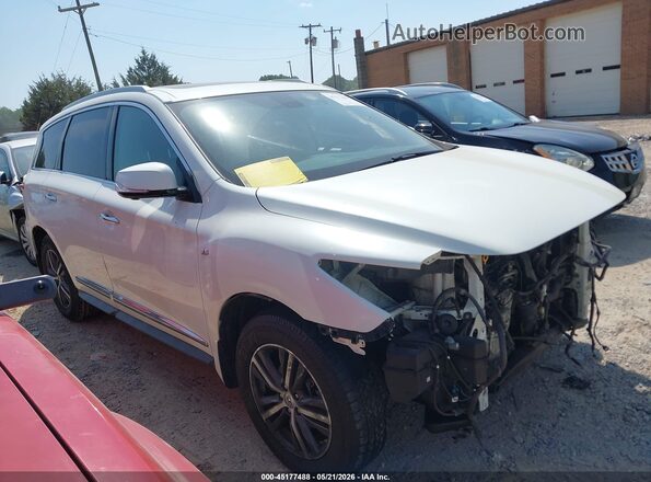 5N1DL0MM2HC521622 2017 INFINITI QX60 White Вид задньої частини салону