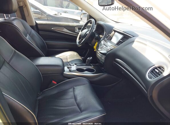5N1DL0MM2HC521622 2017 INFINITI QX60 White Вид салону спереду