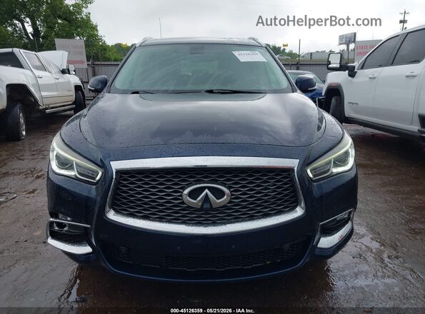 5N1DL0MM2JC530049 2018 INFINITI QX60 Blue ხელსაწყოთა პანელის ხედი