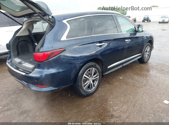 5N1DL0MM2JC530049 2018 INFINITI QX60 Blue უკანა მარჯვენა