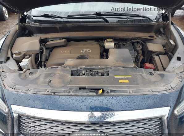 5N1DL0MM2JC530049 2018 INFINITI QX60 Blue უკანა ხედი