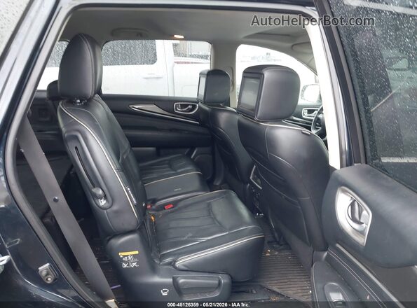 5N1DL0MM2JC530049 2018 INFINITI QX60 Blue VIN კოდის სტიკერის ხედი