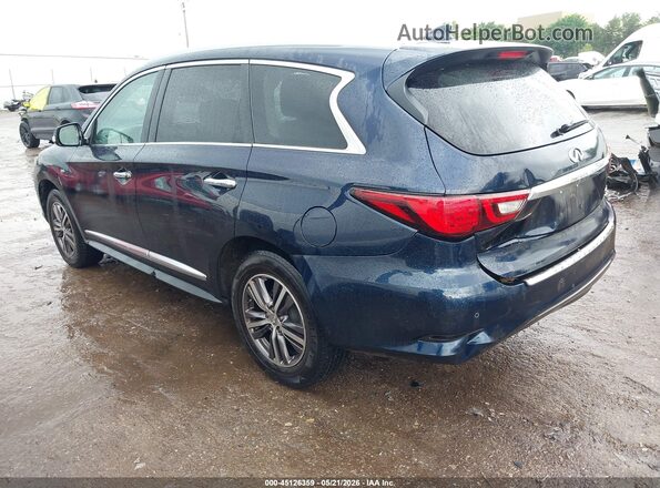 5N1DL0MM2JC530049 2018 INFINITI QX60 Blue უკანა მარცხენა
