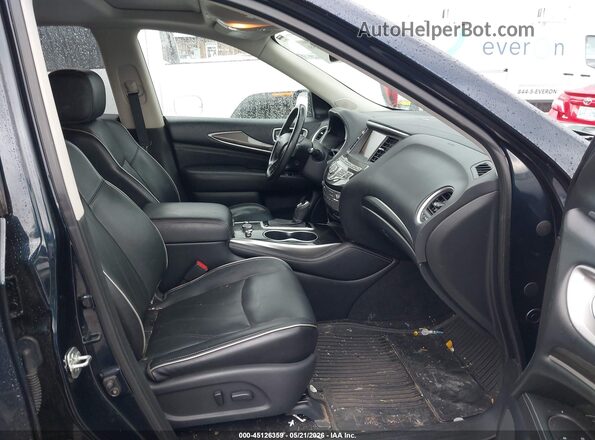 5N1DL0MM2JC530049 2018 INFINITI QX60 Blue წინა სალონის ხედი