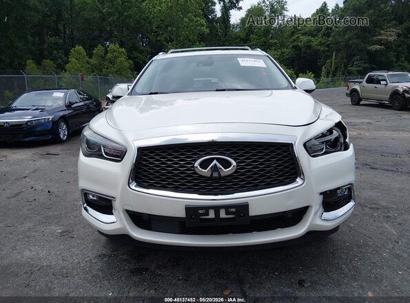 5N1DL0MM2KC506111 2019 INFINITI QX60 White Սարքավորումների վահանակի տեսք