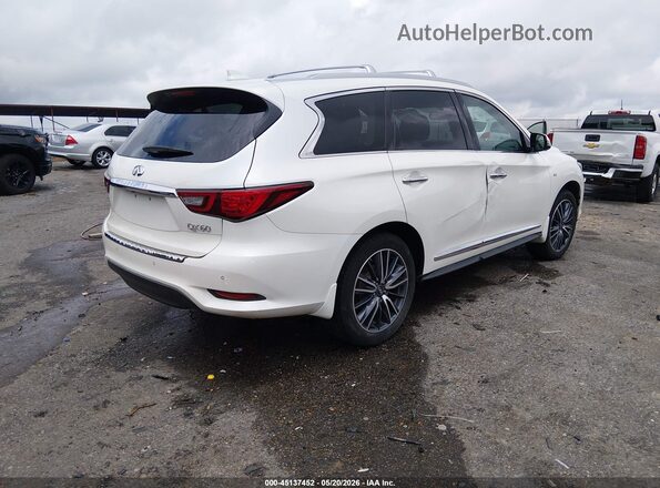 5N1DL0MM2KC506111 2019 INFINITI QX60 White Հետևի աջ