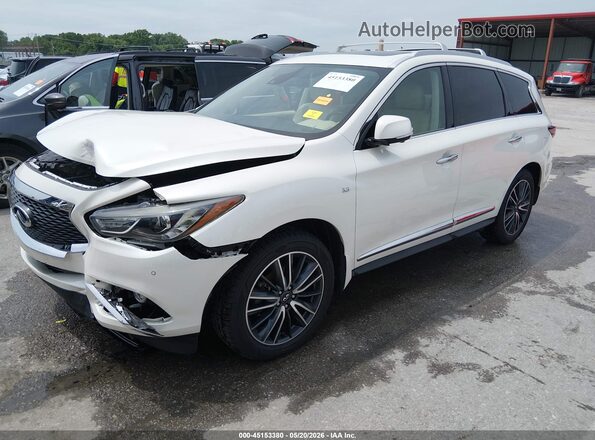 5N1DL0MM2KC561920 2019 INFINITI QX60 White Front left