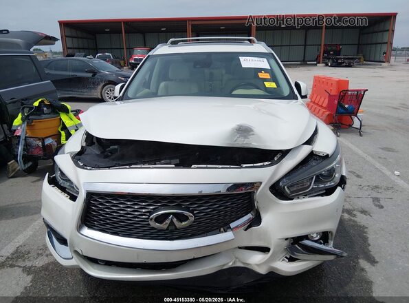 5N1DL0MM2KC561920 2019 INFINITI QX60 White Front view