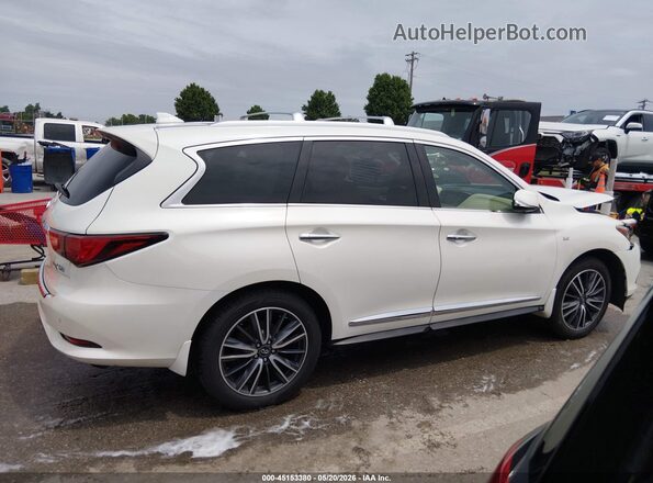5N1DL0MM2KC561920 2019 INFINITI QX60 White Rear interior view