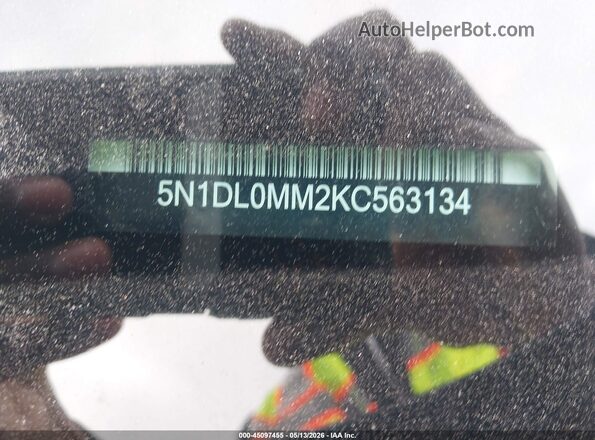 5N1DL0MM2KC563134 2019 INFINITI QX60 Gray Widok komory silnika