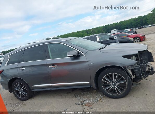 5N1DL0MM2KC563134 2019 INFINITI QX60 Gray Widok wnętrza 360 stopni