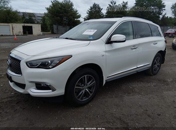 5N1DL0MM3JC505645 2018 INFINITI QX60 Белый Передняя левая четверть