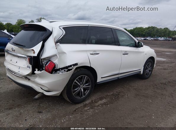 5N1DL0MM3JC505645 2018 INFINITI QX60 Белый Задняя правая четверть