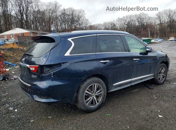 5N1DL0MM3JC511610 2018 INFINITI QX60 Blue Trasero derecho