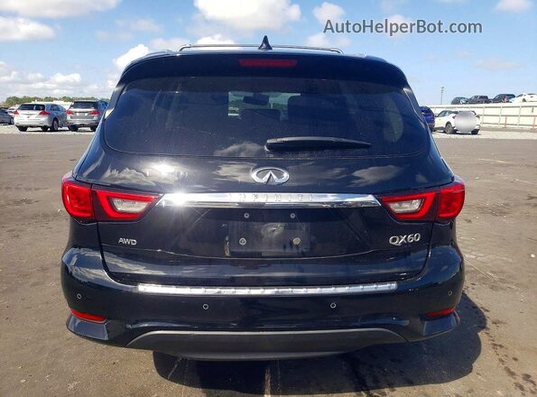 5N1DL0MM3KC569394 2019 INFINITI QX60 Black Հետևի տեսք
