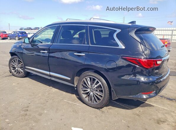 5N1DL0MM3KC569394 2019 INFINITI QX60 Black Հետևի ձախ