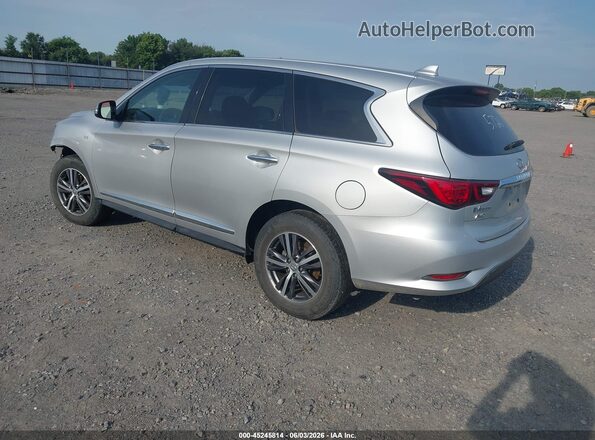 5N1DL0MM3LC537675 2020 INFINITI QX60 Silver Задня ліва чверть