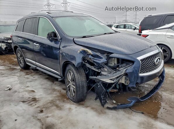 5N1DL0MM4HC513862 2017 INFINITI QX60 Blue 