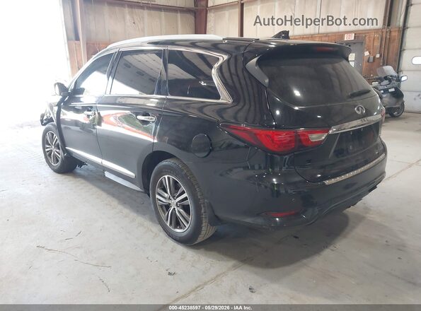 5N1DL0MM4HC517071 2017 INFINITI QX60 Black Trasero izquierdo