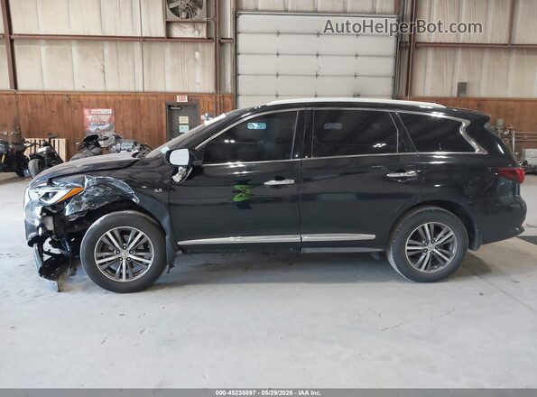 5N1DL0MM4HC517071 2017 INFINITI QX60 Black Vista interior de 360 grados