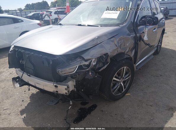 5N1DL0MM4HC522786 2017 INFINITI QX60 Gray Widok z przodu