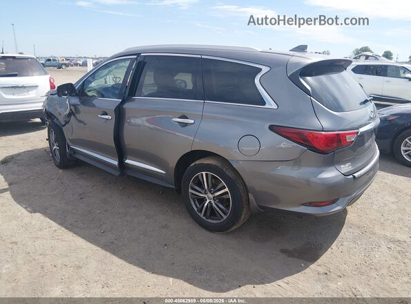 5N1DL0MM4HC522786 2017 INFINITI QX60 Gray Tył lewy