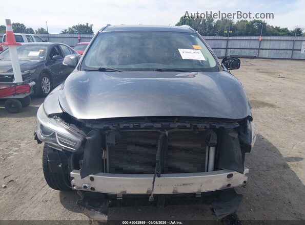 5N1DL0MM4HC522786 2017 INFINITI QX60 Gray Widok wnętrza z tyłu