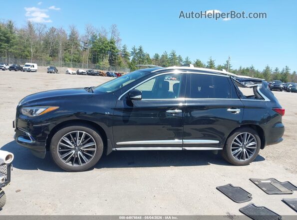 5N1DL0MM4KC527039 2019 INFINITI QX60 Black უკანა სალონის ხედი