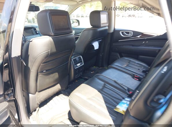 5N1DL0MM4KC527039 2019 INFINITI QX60 Black VIN კოდის სტიკერის ხედი