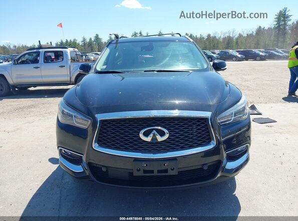 5N1DL0MM4KC527039 2019 INFINITI QX60 Black წინა პანელის ხედი