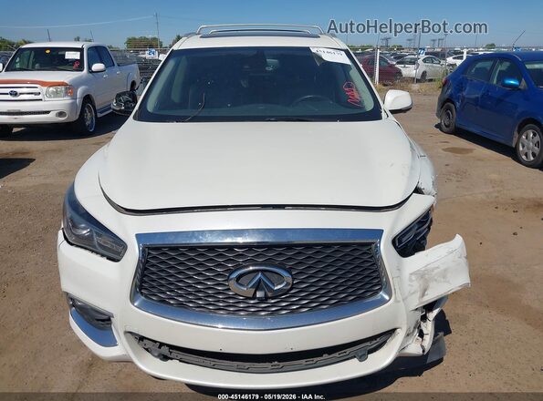 5N1DL0MM5HC545932 2017 INFINITI QX60 White Vista del cuadro de instrumentos