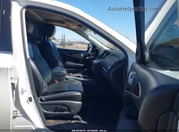 5N1DL0MM5HC545932 2017 INFINITI QX60 White Vista interior delantera